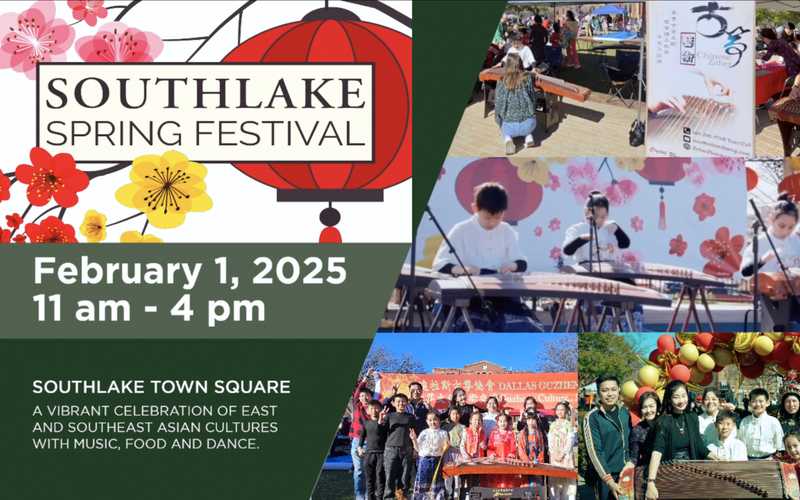Dallas Guzheng Association Shines at Southlake 2025 Spring Festival